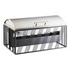 Cal-Mil 4113-13 Portland 22in x 13.5in x 12"H Black Wire 8qt Chafing Dish 