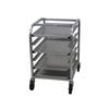 Channel Manufacturing 431A 20.5in x 26in Heavy-Duty Aluminum Bun Pan Rack with 4in Spacing 