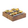 Cal-Mil 432-3-60 Bamboo 12in x 12in x 3"H Display Riser 