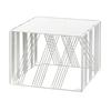 Cal-Mil 432-9-15 Portland 12in x 12in x 9"H White Wire Display Riser 