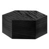 Cal-Mil 435-5-87 Cinderwood 12in Dia. x 5"H Dark Oak Hexagon Display Riser 