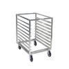 Channel Manufacturing 445A3 23in x 30in x 36in Aluminum Cafeteria Tray Rack with 3in Spacing 