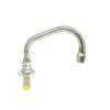 Fisher 45691 Stainless Steel Deck-Mount Faucet with 12in Swing Spout 