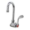 Fisher 46670 Wall-Mount Faucet with 12in Gooseneck Spout & Wrist-Handle 