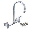 Fisher 47340 8in Backsplash Faucet with 6in Gooseneck Spout & EZ-Install 