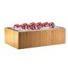Cal-Mil 475-10-60 Bamboo 10in x 12in x 7"H Natural Ice Display Housing 