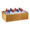 Cal-Mil 475-12-60 Bamboo 12in x 20in x 6.5"H Natural Ice Display Housing 