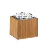 Cal-Mil 475-6-60 Bamboo 6in x 7in x 6.5"H Natural Ice Display Housing 