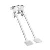 Fisher 48070 Stainless Steel Dual Wall-Mount Foot Valve 