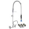 Fisher 48920 8in Backsplash Spring Pre-Rinse Unit with 14in Add-On Faucet 