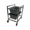 Channel Manufacturing 502LS 19in x 26in x 29.5in Welded Stainless Steel Bus Bin Cart 