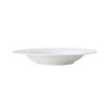 Mikasa Hospitality 5260250 Onda Soft White Vitrified Porcelain 10oz Wide Rim Soup Bowl 