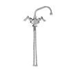 Fisher 52760 Deck-Mount Faucet with 6in Swing Spout & Swivel Stems 