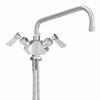 Fisher 52809 Deck-Mount Faucet with 14in Swing Spout & Swivel Stems 