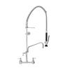 Fisher 52965 Stainless Steel Spring Pre-Rinse Unit with 12in Add-On Faucet 