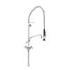 Fisher 53015 Deck-Mount Spring Pre-Rinse Unit with 6in Add-On Faucet 