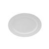 Mikasa Hospitality 5302628 Galleria White Porcelain 15in Oval Plate - 8 Each 
