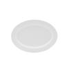 Mikasa Hospitality 5304733 Lola White Bone China 10in x 7in Oval Plate - 2dz 