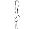 Fisher 53058 Deck-Mount Spring Pre-Rinse Unit with 12in Add-On Faucet 