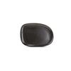 Mikasa Hospitality 5315316 F2D Black Porcelain 12.9in x 9.1in Coupe Plate - 1dz 