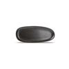 Mikasa Hospitality 5315317 F2D Black Porcelain 13.7in x 5.7in Coupe Plate - 18 Each 