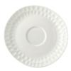 Mikasa Hospitality 5316736 Malet White Bone China 6.7in x 6.5in Saucer - 3dz 