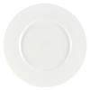 Mikasa Hospitality 5319393 Tendre White Bone China 9.2in Dia. Wide Rim Plate 