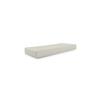 Mikasa Hospitality 5320799 Chic White Porcelain 4.72in x 11.81in x 1.18"H Platform Plate 
