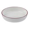 Mikasa Hospitality 5324895 ID Fine Modest Maroon Fine China 40oz Bowl - 6 Each 
