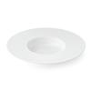 Mikasa Hospitality 5326450 Tendre White Bone China 11in Dia. Wide Rim Plate - 16 Each 
