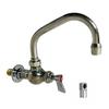 Fisher 53287 Wall-Mount Faucet with 6in Swing Spout & Close Elbows 