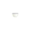 Mikasa Hospitality 5337288 ID Fine Modest Black Fine China 7.1oz Bowl - 1dz 