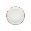 Mikasa Hospitality 5337308 ID Fine Modest Maroon Fine China 24.7oz Bowl - 6 Each 