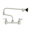 Fisher 54100 8in Wall-Mount Double-Jointed Faucet with 12in Swing Spout 