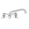 Fisher 5412 8in Backsplash Mount Control Valve with 10in Swing Spout 