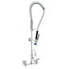 Fisher 54631 8in Wall-Mount Spring Pre-Rinse Unit with 14in Add-On Faucet 