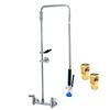 Fisher 55410 8in Backsplash Swivel Pre-Rinse Unit with 31in Riser & 15in Hose 