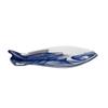 Mikasa Hospitality 5554-64 Ardacam Aquarium Blue Glass 17in x 8.1in Fish Plate - 8 Each 