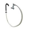 Fisher 5740 Deck Mount Single 12in Swivel/Rigid Gooseneck Spout 