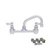 Fisher 60542 8in Backsplash Faucet with 16in Swing Spout & EZ-Install 