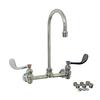 Fisher 61271 8in Backsplash Faucet with 12in Gooseneck Spout & EZ-Install 