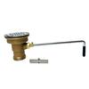 Fisher 65676 DrainKing Vandal-Resistant Waste Valve with Flat colander 
