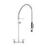 Fisher 67989 Stainless Steel 8in Backsplash Pre-Rinse Unit with Check Stems 