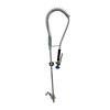 Fisher 68004 Single Deck-Mount Swivel Pre-Rinse Unit with 1/2in Swivel Stems 