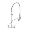 Fisher 68128 Stainless Steel Spring Pre-Rinse Unit with 12in Add-On Faucet 
