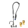 Fisher 68195 Stainless Steel Spring Pre-Rinse Unit with 14in Add-On Faucet 