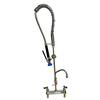 Fisher 68241 8in Deck-Mount Spring Pre-Rinse Unit with 10in Add-On Faucet 