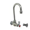 Fisher 68934 Single Wall-Mount Lever-Handle Faucet with 6in Gooseneck Spout 
