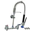 Fisher 70020 8"Backsplash Low-Profile Spring Pre-Rinse Unit with EZ-Install 