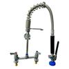 Fisher 70040 8in Deck-Mount Low-Profile Mini Spring Pre-Rinse Assembly 